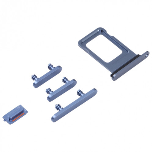 Tiroir carte SIM + Tiroir carte SIM + Touches latérales pour iPhone 14 (Bleu) SH058L150-04