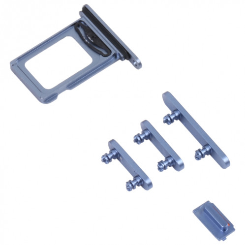 Tiroir carte SIM + Tiroir carte SIM + Touches latérales pour iPhone 14 (Bleu) SH058L150-04