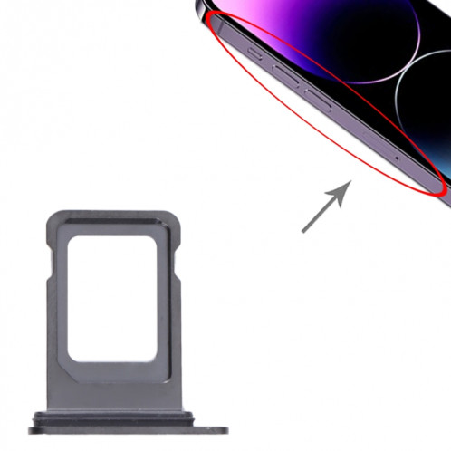 Plateau de carte SIM pour iPhone 14 Pro Max (noir) SH068B1466-04