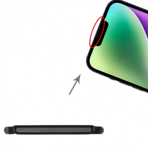 10 housses en maille pour récepteur d'écouteurs pour iPhone 14/14 Plus SH0091570-04