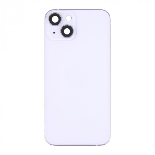 Coque arrière de batterie pour iPhone 14 avec cadre central/touches latérales (violet) SH95PL1764-06