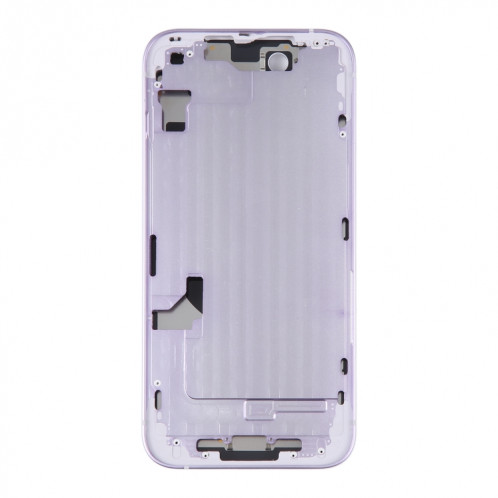 Coque arrière de batterie pour iPhone 14 avec cadre central/touches latérales (violet) SH95PL1764-06