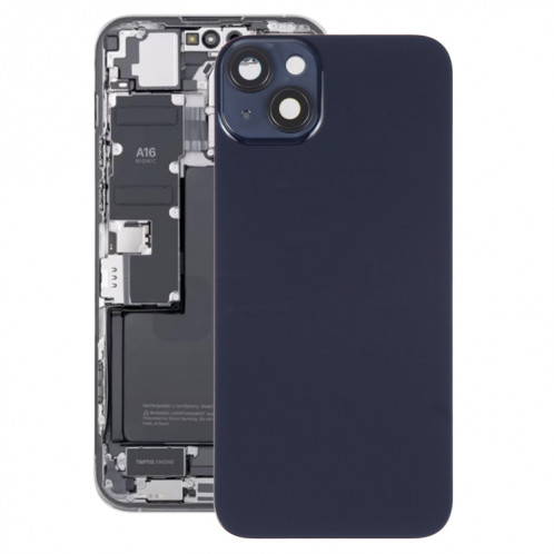 Coque arrière de batterie en verre avec support pour iPhone 14 SH11BL1280-06