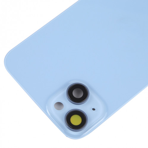 Coque arrière de batterie en verre avec support pour iPhone 14 (bleu) SH11LL626-06