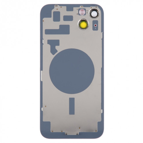 Coque arrière de batterie en verre avec support pour iPhone 14 Plus (rouge) SH12RL687-06