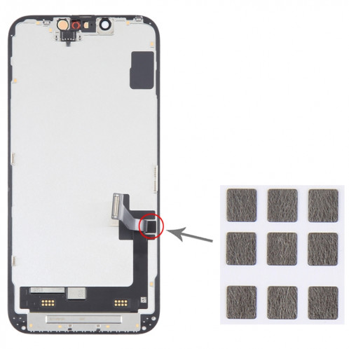 100/Set autocollants de soudure d'écran pour iPhone 14/14 Plus SH01171468-05