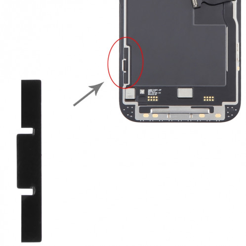 100/Set autocollants adhésifs latéraux pour support LCD pour iPhone 14 Pro Max/14 Pro SH0126800-05
