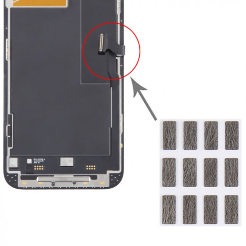100 / Set Autocollants adhésifs pour câble flexible d'affichage LCD pour iPhone 14 Pro Max / 14 Pro SH01271418-05