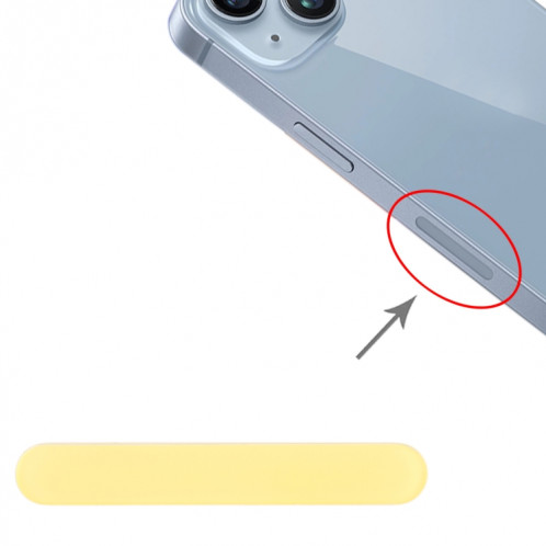 Pour iPhone 14/14 Plus US Edition 5G Antenne de signal Plaque de verre (Jaune) SH360Y376-04