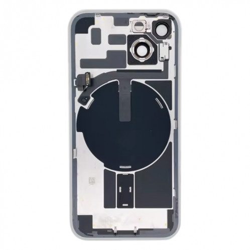 Pour iPhone 14 Plus Couvercle arrière de batterie en verre avec support de flash + module de chargement sans fil (violet) SH20PL1850-07