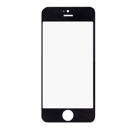 10 PCS iPartsAcheter pour l'iPhone 5 et 5S Front Screen Lentille extérieure (Noir) S128BT734-06