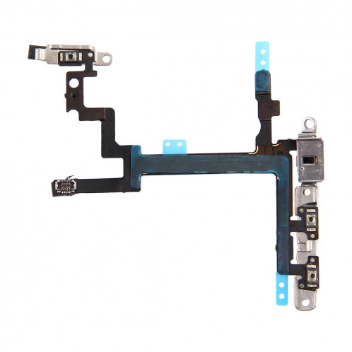 iPartsBuy pour iPhone 5 Bouton d'alimentation et bouton de volume Câble Flex avec supports SI15211247-04