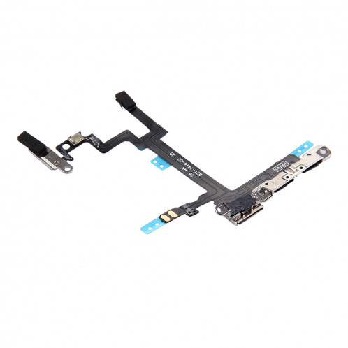 iPartsBuy pour iPhone 5 Bouton d'alimentation et bouton de volume Câble Flex avec supports SI15211247-04