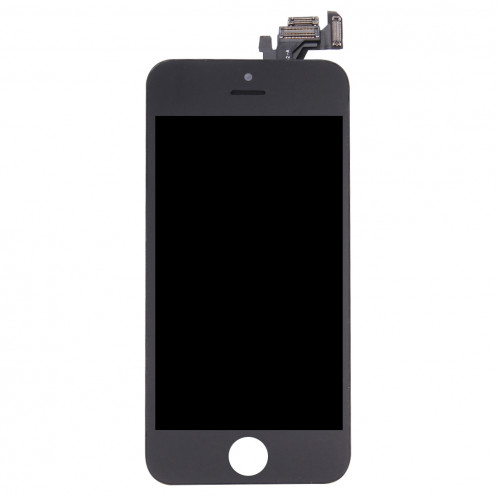 iPartsBuy 4 en 1 pour iPhone 5 (caméra frontale + LCD + cadre + pavé tactile) Assembleur de numériseur (noir) SI000B861-08