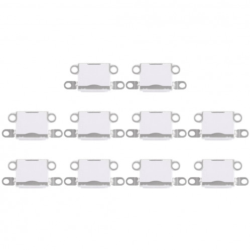 10 PCS Connecteur de Port de Charge pour iPhone 5 / 5S (Blanc) SH530W1256-04