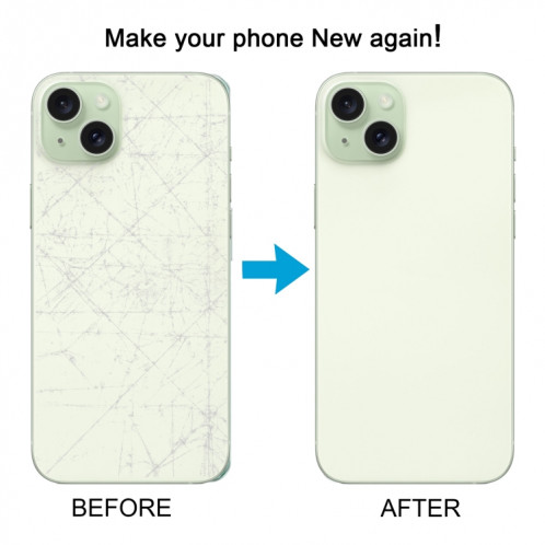 Pour iPhone 15 Plus Couvercle arrière de la batterie en verre (Vert) SH16GL285-07
