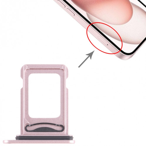 Pour iPhone 15 Plus SIM + Plateau pour carte SIM (Rose) SH020F952-04