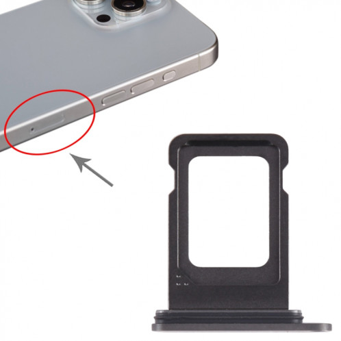 Pour iPhone 15 Pro Max Plateau de carte SIM (Bleu) SH024L1710-04