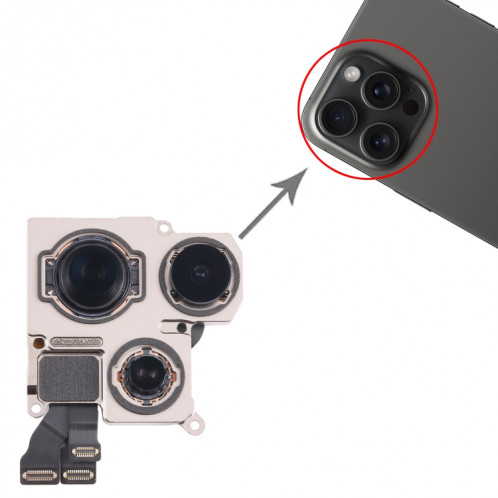 Pour iPhone 15 Pro, caméra arrière SH0028715-05
