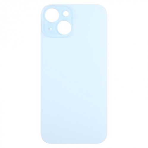 Pour iPhone 15 Remplacement facile Grand trou de caméra Couvercle de batterie arrière en verre (Bleu) SH42LL77-07