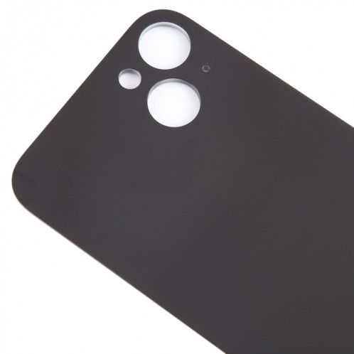 Pour iPhone 15 Plus, remplacement facile, grand trou de caméra, couvercle de batterie arrière en verre (noir) SH43BL552-07