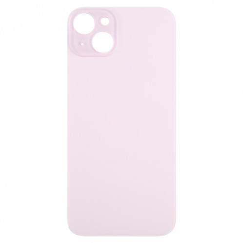 Pour iPhone 15 Plus Remplacement facile Grand trou de caméra Couvercle de batterie arrière en verre (rose) SH43FL1895-07