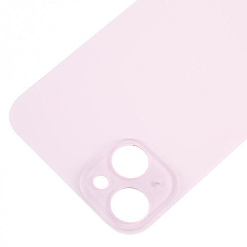 Pour iPhone 15 Plus Remplacement facile Grand trou de caméra Couvercle de batterie arrière en verre (rose) SH43FL1895-07