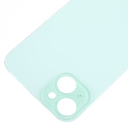 Pour iPhone 15 Plus, remplacement facile, grand trou de caméra, couvercle de batterie arrière en verre (vert) SH43GL1669-07