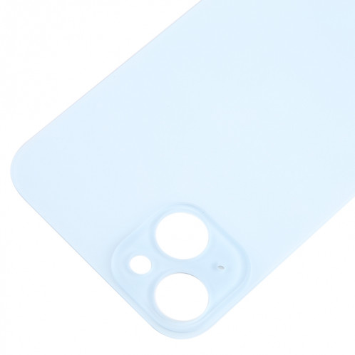 Pour iPhone 15 Plus, remplacement facile, grand trou de caméra, couvercle de batterie arrière en verre (bleu) SH43LL1427-07
