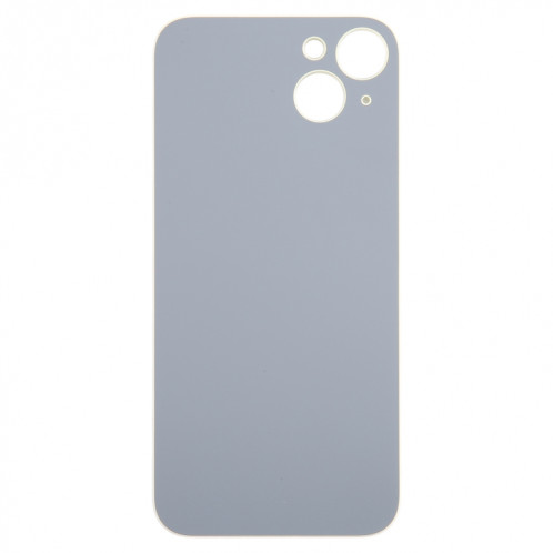 Pour iPhone 15 Plus, remplacement facile, grand trou de caméra, couvercle de batterie arrière en verre (jaune) SH43YL127-07