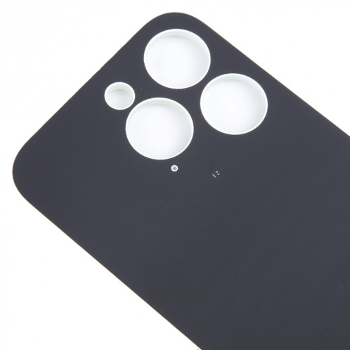Pour iPhone 15 Pro Remplacement facile Grand trou de caméra Couvercle de batterie arrière en verre (blanc) SH44WL1011-07