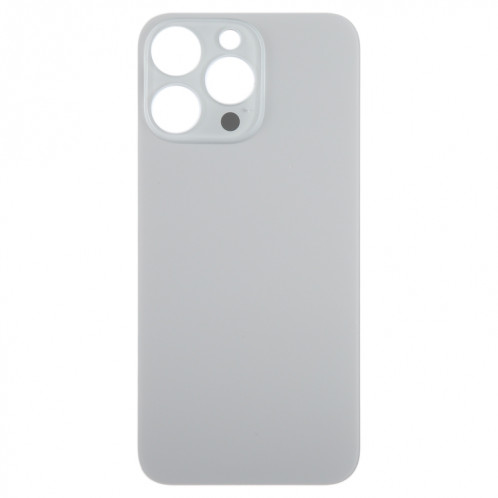 Pour iPhone 15 Pro Max Remplacement facile Grand trou de caméra Couvercle de batterie arrière en verre (Titane) SH5TCL722-07