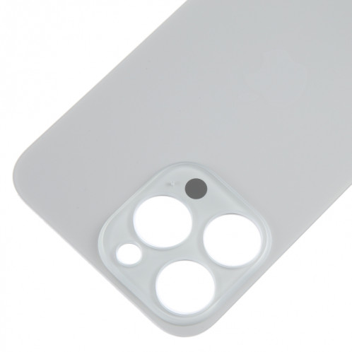 Pour iPhone 15 Pro Max Remplacement facile Grand trou de caméra Couvercle de batterie arrière en verre (Titane) SH5TCL722-07