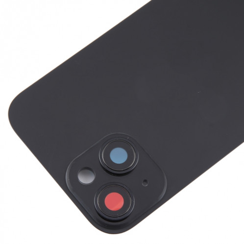 Pour iPhone 15 Plus Couvercle arrière de batterie en verre avec couvercle d'objectif d'appareil photo SH85BL629-07
