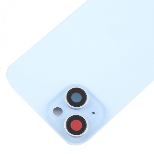 Pour iPhone 15 Plus Couvercle arrière de batterie en verre avec couvercle d'objectif d'appareil photo SH85LL1532-07