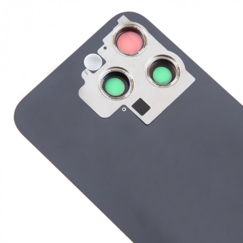 Pour iPhone 15 Pro Couvercle arrière de la batterie en verre avec couvercle d'objectif d'appareil photo (blanc) SH86WL1928-07