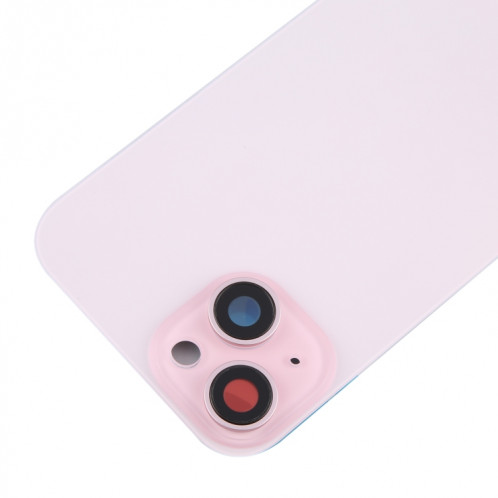 Coque arrière de batterie pour iPhone 15, avec couvercle d'objectif d'appareil photo + aimant MagSafe SH03FL1408-07