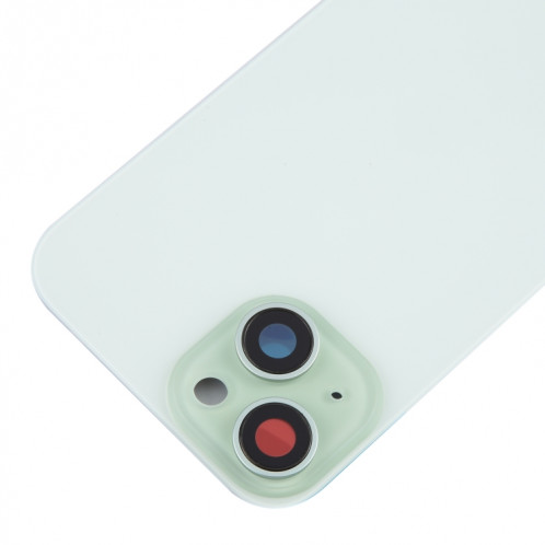 Pour iPhone 15 Couvercle arrière de la batterie avec couvercle d'objectif d'appareil photo + aimant MagSafe (vert) SH03GL234-07