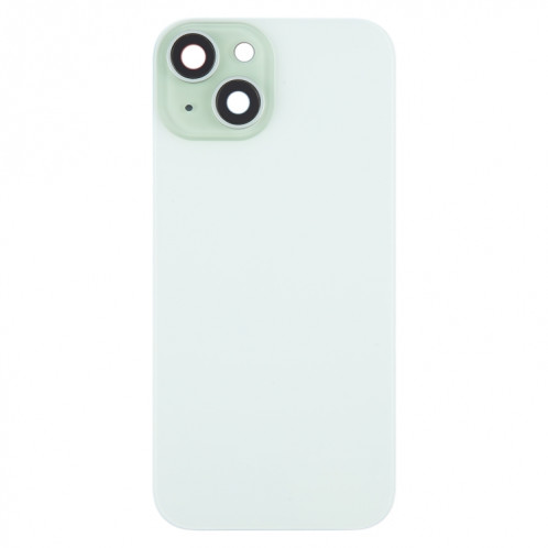 Pour iPhone 15 Plus Couvercle arrière de la batterie avec couvercle d'objectif d'appareil photo + aimant MagSafe (vert) SH04GL677-07