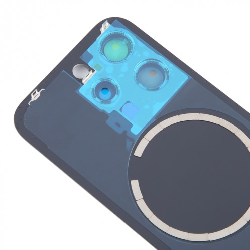 Pour iPhone 15 Pro Couvercle arrière de la batterie avec couvercle d'objectif d'appareil photo + aimant MagSafe (titane) SH5TCL1716-07