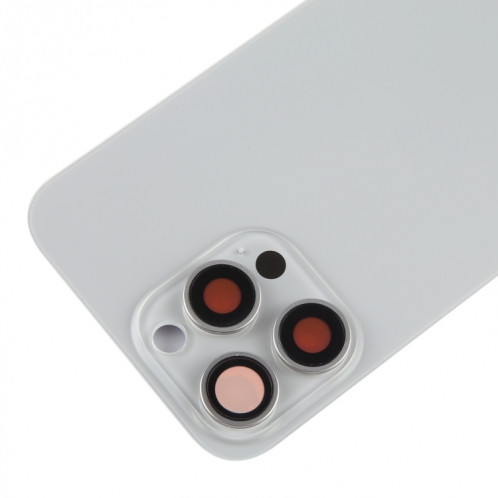 Pour iPhone 15 Pro Max Couvercle arrière de la batterie avec couvercle d'objectif d'appareil photo + aimant MagSafe (titane) SH6TCL1540-07