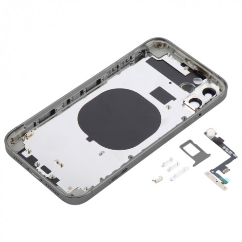 Coque arrière avec aspect imitation iP15 Pro pour iPhone 11 (noir) SH17BL1822-07