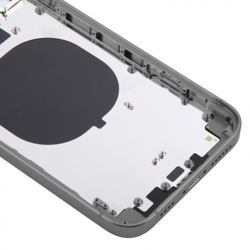 Coque arrière avec aspect imitation iP15 Pro pour iPhone 11 (noir) SH17BL1822-07