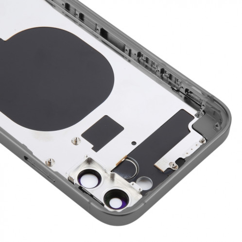Coque arrière avec aspect imitation iP15 Pro pour iPhone 11 (noir) SH17BL1822-07