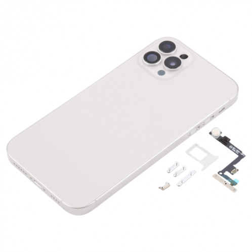 Coque arrière avec aspect imitation iP15 Pro pour iPhone 11 (blanc) SH17WL1660-07