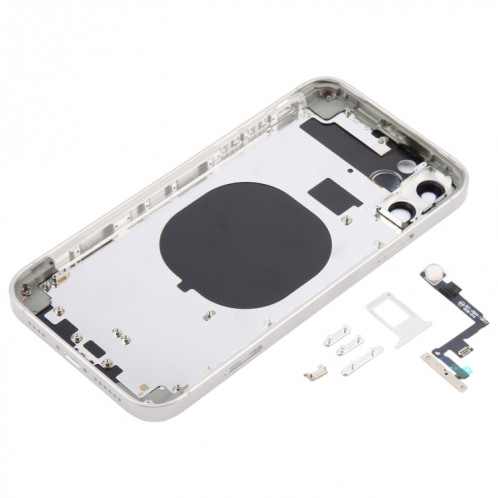 Coque arrière avec aspect imitation iP15 Pro pour iPhone 11 (blanc) SH17WL1660-07