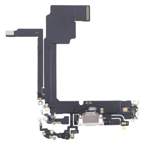 Câble flexible de port de charge pour iPhone 15 Pro Max (blanc) SH136W757-04