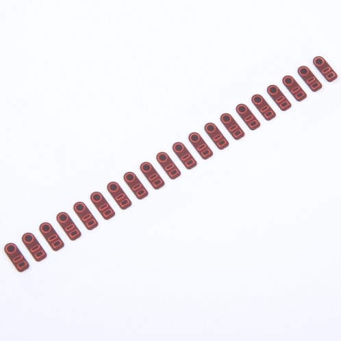 Pour iPhone 15/15 Plus/15 Pro/15 Pro Max, 100 ensembles d'autocollants de détection de caméra avant SH99321320-04