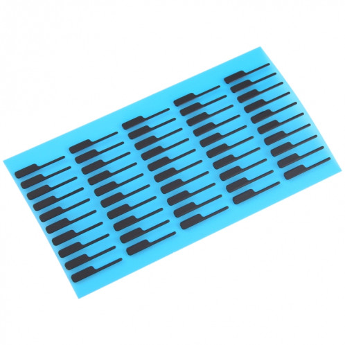 Pour iPhone 15 Pro Max 100 ensembles d'autocollants adhésifs noirs pour fond LCD (01) SH99331775-04