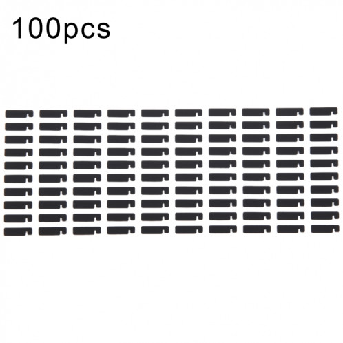 Pour iPhone 15 Pro Max 100sets autocollant adhésif noir côté LCD (03) SH9937881-04